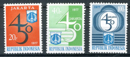 INDONESIE: ZB 880/882 MH 1977 450-jarig Bestaan Jakarta - Indonesien