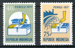 INDONESIE: ZB 872/873 MNH 1977 Algemene Verkiezingen - Indonesië