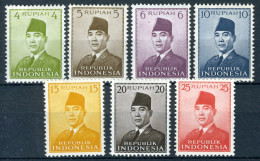 INDONESIE: ZB 87/93 MH 1951 President Soekarno - Indonesien