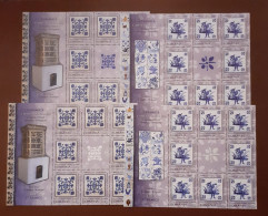 Romania 2010 - Joint Issue Romania - Portugal , Tiles , Ceramics , Simple And Folio Ag , MNH ,Mi.6449KB III-6450KB III - Neufs