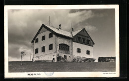 Foto-AK Reisalpe /NÖ, Gebäudeansicht Mit Familie  - Other & Unclassified