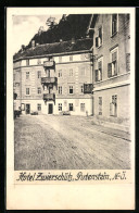 AK Gutenstein /N.-Ö., Am Hotel Zwierschütz  - Other & Unclassified