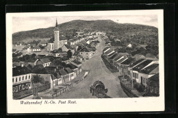 AK Schrattenthal /N.-Oe., Waitzendorf Mit Kirche Aus Der Vogelschau  - Other & Unclassified