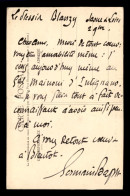 AUTOGRAPHE - GERMAIN BAPST NE  A PARIS (1853-1921) - ERUDIT - BIBLIOPHILE - ENTERRE AU PERE-LACHAISE 58E DIV.  - Altri & Non Classificati