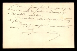AUTOGRAPHE - EDMOND-EUGENE DUC NE LE 29/12/1856 - PEINTRE, ELEVE DE ROTY ET DE JULES LEFEBVRE - Other & Unclassified