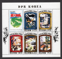 KOREA-NOORD Mi. 2003-2007° Gestempeld 1980 - Korea (Noord)