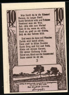 Notgeld Feldberg I. M., 10 Pfennig, Ortsansicht Aus Der Vogelschau  - [11] Local Banknote Issues