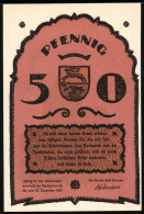 Notgeld Doberan, 50 Pfennig, Blick Auf Die Kirche  - [11] Lokale Uitgaven