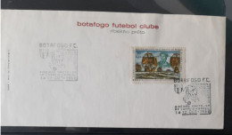 BRESIL BRASIL 1968 FDC BOTAFOGO FOOTBALL FUSSBALL SOCCER CALCIO VOETBAL FUTBOL FUTEBOL FOOT FOTBAL - Lettres & Documents