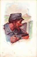 N°3046 W -cpa Illusrateur  -un Soldat- - War 1914-18