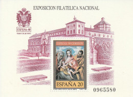 ESPAGNE - BLOC N°40 ** (1989) "Exfilna'89" - Blocks & Sheetlets & Panes