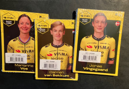 Visma Lease A Bike 3 Complete Sets 2024 WT, DT, Femmes - Cyclisme - Radsport - Cycling - Ciclismo