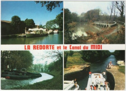 11. Gf. LA REDORTE Et Le Canal Du Midi. 4 Vues - Sonstige & Ohne Zuordnung