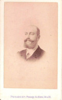 CARTE CDV - Edit. G. PENABERT - Portrait D'un Homme Barbu à Identifier - Tirage Aluminé 19 ème - Antiche (ante 1900)