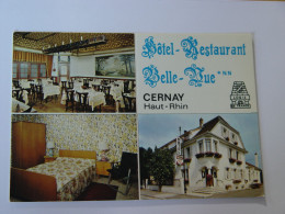 HAUT RHIN-CERNAY-HOTEL RESTAURANT BELLE VUE-10 RUE MARECHAL FOCH - Cernay