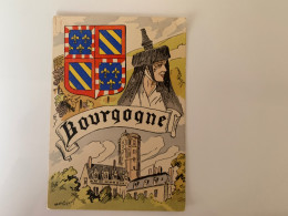 A26-Bourgogne Très Belle Coa Avec Drapeau Illustrateur Maurice Toussaint - Bourgogne