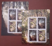 Romania 2011 - Europa CEPT , Forests , Souvenir Sheet , MNH , Mi. Bl 500-501 - Unused Stamps