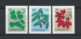Canada 1977 Trees Y.T. 637/639 ** - Nuovi