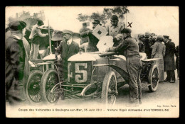 AUTOMOBILES - COUPE DES VOITURETTES A BOULOGNE-SUR-MER LE 20 JUIN 1911 - Andere & Zonder Classificatie