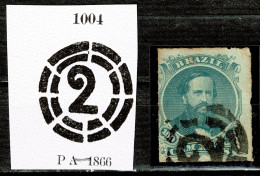 Brasil, 1876, # RH 34, Used - Used Stamps