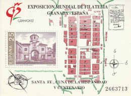 ESPAGNE - BLOC N°45 ** (1991) "Granada'92" - Blocs & Hojas