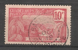 GUADELOUPE - 1905-07 - N°YT. 59 - Mont Houelmont 10c Rose - Oblitéré / Used - Gebraucht