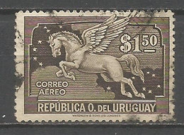 URUGUAY CORREO AEREO YVERT NUM. 53 USADO - Uruguay