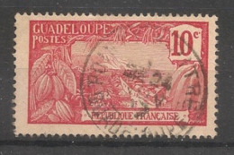 GUADELOUPE - 1905-07 - N°YT. 59 - Mont Houelmont 10c Rose - Oblitéré / Used - Oblitérés