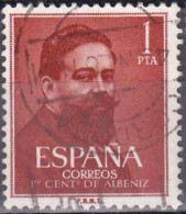 1960 - ESPAÑA - CENTENARIO DEL NACIMIENTO DE ISAAC ALBENIZ - EDIFIL 1321 - Used Stamps