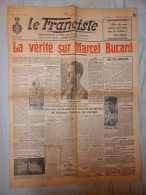 Le Franciste N° 334, 22 Juillet 1944, Journal Collaboration, Marcel Bucard, Francisme, Occupation - Other & Unclassified