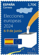 ESPAGNE SPANIEN SPAIN ESPAÑA 2024 EUROPEAN ELECTIONS ELECCIONES EUROPEAS 2024 (6-9 JUNE JUNIO) MNH ED 5729 - Nuevos