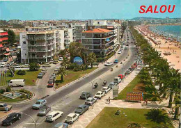 Automobiles - Espagne - Tarragona - Salou - Plaza Venus Y Paseo Miramar - CPM - Voir Scans Recto-Verso - PKW