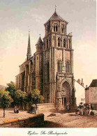 86 - Poitiers - L'Eglise Sainte Radegonde - Reproduction D'une Estampe Originale - Gravue Ancienne - Carte Neuve - Carte - Poitiers