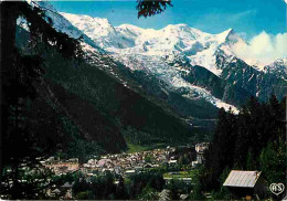 74 - Chamonix - Mont-Blanc - Vue Générale - Massif Du Mont-Blanc - Glacier Des Bossons - CPM - Voir Scans Recto-Verso - Chamonix-Mont-Blanc