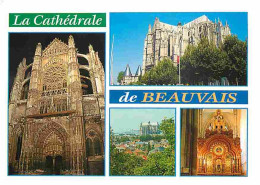60 - Beauvais - La Cathédrale Saint Pierre - Multivues - Carte Neuve - CPM - Voir Scans Recto-Verso - Beauvais