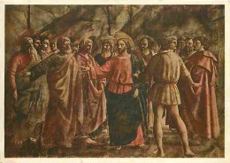 Art - Peinture - Il Tributo - Masaccio - Chiesa Del Carmine - Firenze - CPM - Voir Scans Recto-Verso - Peintures & Tableaux