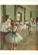 Art - Peinture - Edgar Degas - Classe De Danse - Musée Du Louvre - CPM - Voir Scans Recto-Verso - Peintures & Tableaux