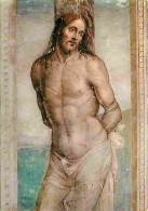 Art - Peinture Religieuse - Siena - Monte Oliveto Maggiore - Sodoma - Jésus Christ à La Colonne - Carte Neuve - CPM - Vo - Tableaux, Vitraux Et Statues