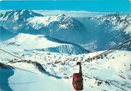 38 - Alpe D'Huez - Téléphérique Des Grandes Rousses, 3e Tronçon (ait 3350 M), Panorama Sur La Station, Le Taillefer Et L - Autres & Non Classés
