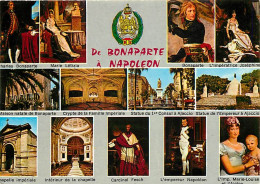 20 - Ajaccio - Multivues - Napoléon Bonaparte - Blasons - Flamme Postale De Ajaccio - CPM - Voir Scans Recto-Verso - Ajaccio