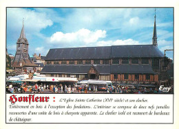 14 - Honfleur - L'église Sainte-Catherine Et Son Clocher Isolé - Marché - Carte Neuve - CPM - Voir Scans Recto-Verso - Honfleur