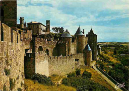 11 - Carcassonne - La Cité Médiévale - Vue Sur La Vallée - Carte Neuve - CPM - Voir Scans Recto-Verso - Carcassonne