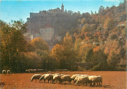 Animaux - Moutons - Rocamadour - Troupeau De Moutons - Carte Gauffrée - CPM - Voir Scans Recto-Verso - Autres & Non Classés