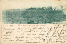 TARANTO - MAR PICCOLO DALLA DOGANELLA - EDIZIONE LOPEZ / BARI - SPEDITA 1900  (20825) - Taranto