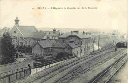 62 - Bruay - L'Hôpital Et La Chapelle Pris De La Passerelle - CPA - Voir Scans Recto-Verso - Autres & Non Classés