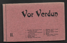 55 - VOR VERDUN - DEVANT VERDUN - CARNET DE 10 CARTES ALLEMANDES DE VILLAGES MEUSIENS - Sonstige & Ohne Zuordnung