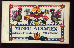 67 - STRASBOURG - MUSEE ALSACIEN, 23 QUAI ST-NICOLAS - CARNET DE 20 CARTES - Strasbourg