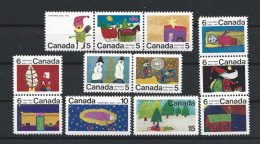 Canada 1970 Christmas Y.T. 439/450 ** - Nuovi