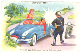 Humour : Alcool-Test : Pin-up  - Gendarme : M. D. Paris N° 1997/5 - Humor