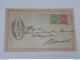 Entier Postal Type Albert 1er Envoyé De L'imprimerie De Vreese à Ledeberg - Gand .. Lot10 . - ....-1949